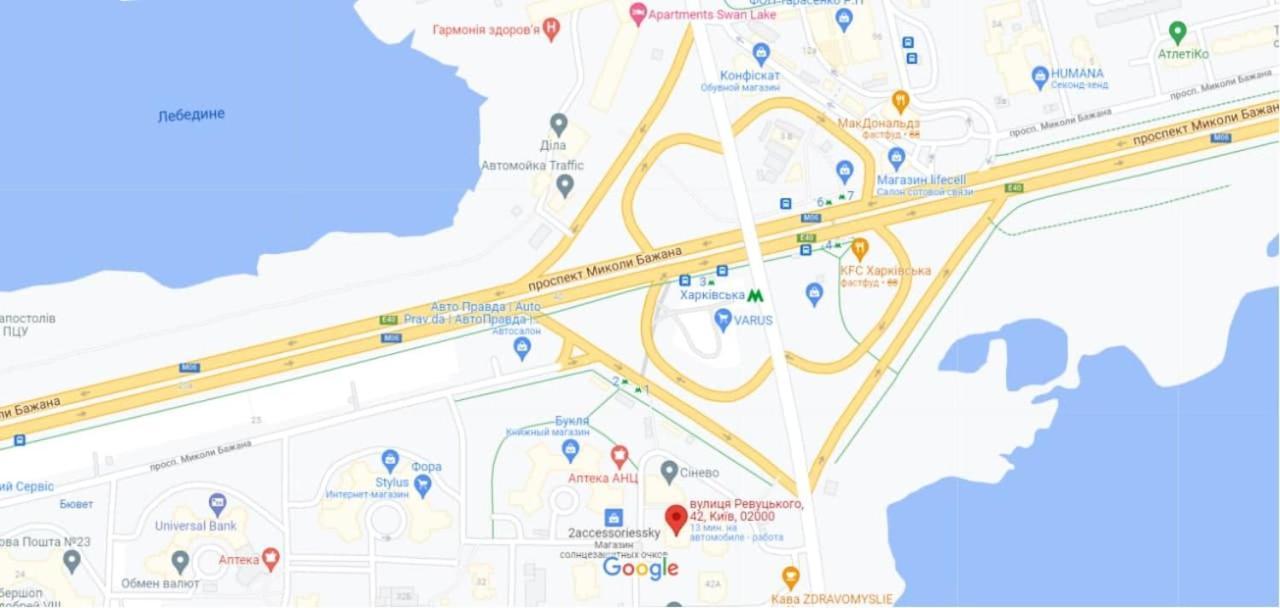 Уютная Квартира Метро Харьковская 3 Мин, Паспорт-Сервис, Аэропорт Борисполь Kiev Buitenkant foto
